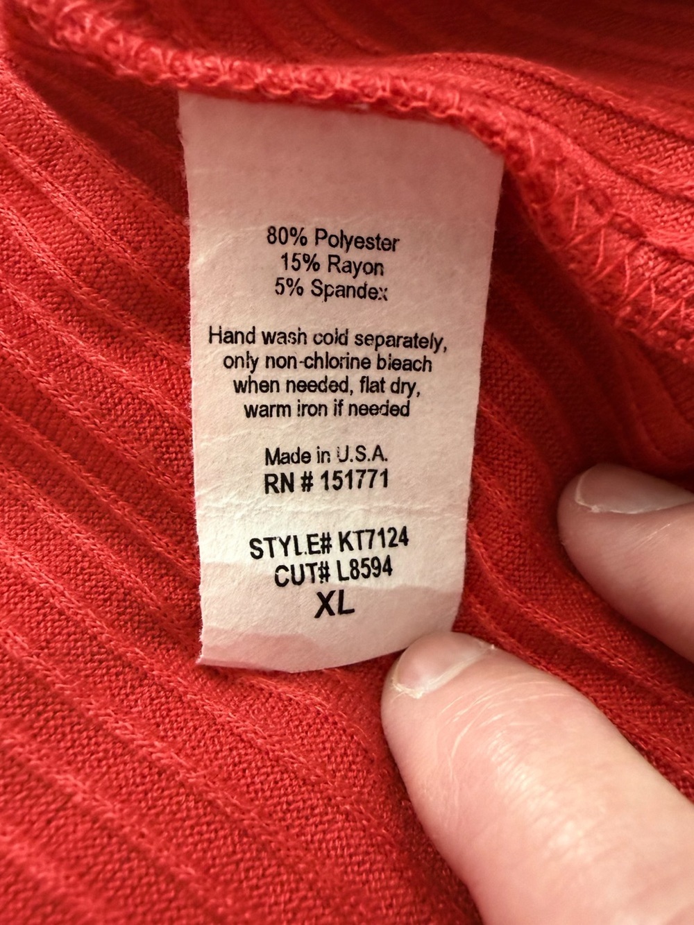 NWT Heatherly Ribbed High Crew Neck Bodysuit with Strappy Open Back Red Size XL - Picture 11 of 16
